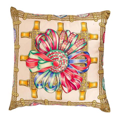 hermes h pillow|hermes scarf pillows.